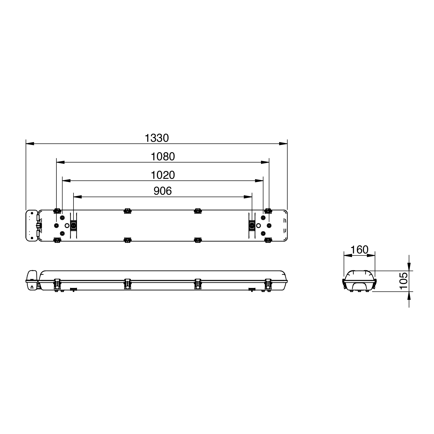 clevertronics emergency lighting argonaut pro 1200mm batten linediagram uk with pod
