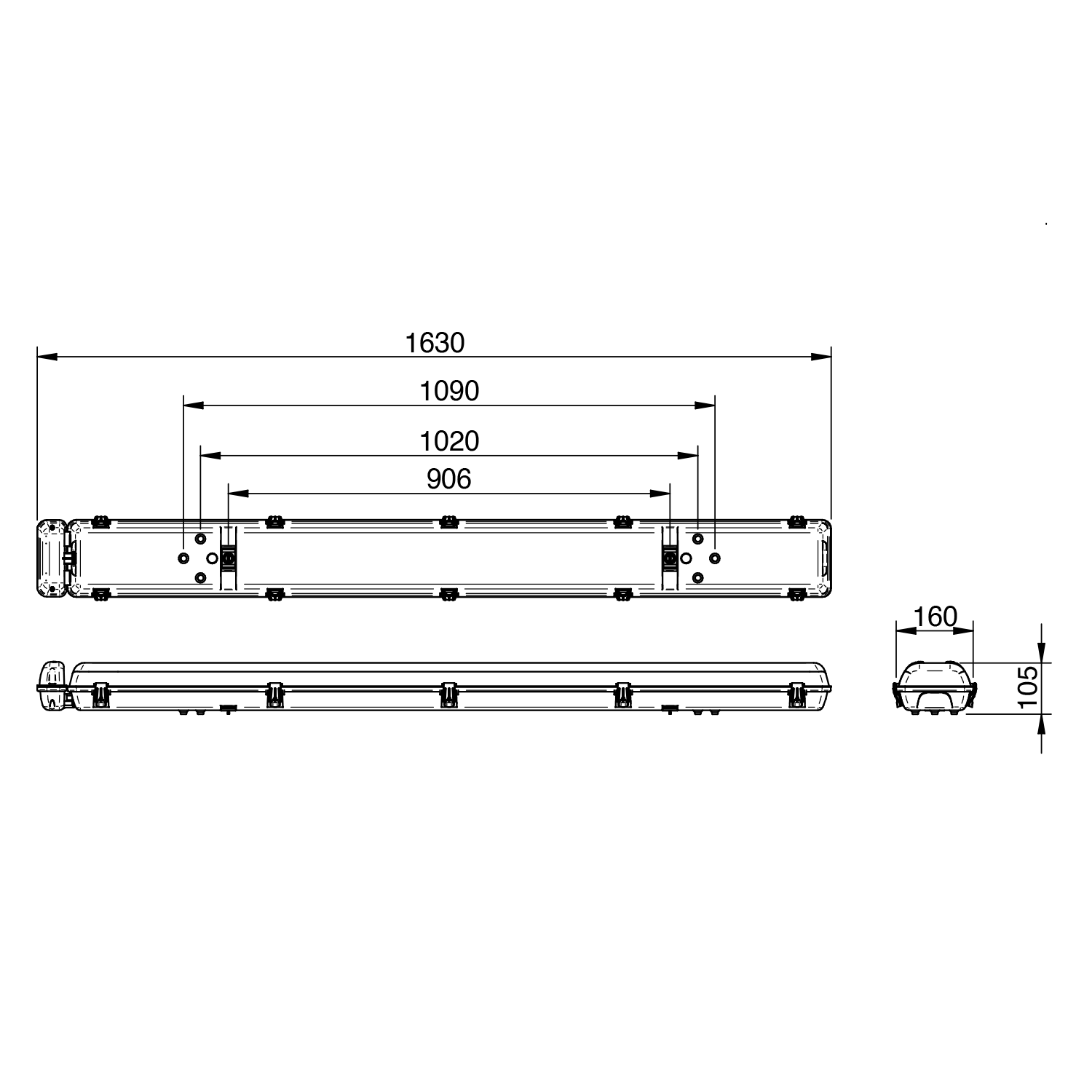 clevertronics emergency lighting argonaut pro 1500mm batten linediagram uk with pod