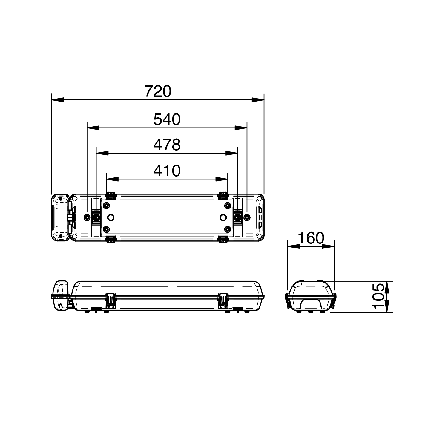 clevertronics emergency lighting argonaut pro 600mm batten linediagram uk with pod